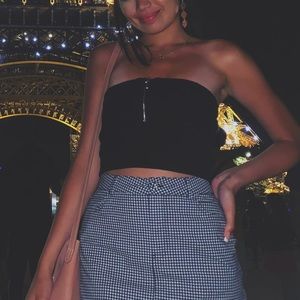 Forever 21 Gingham Mini Skirt